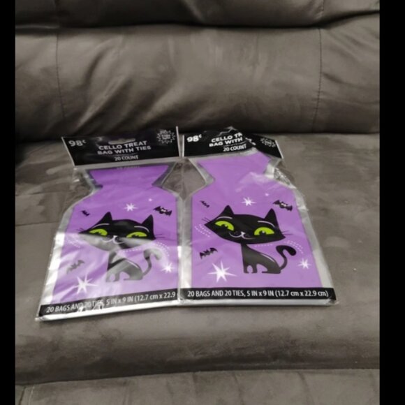 167 Pcs Halloween Cellophane Treat Bags – Trick-or-Treat Candy Goodie Loot Bags - Picture 4 of 9